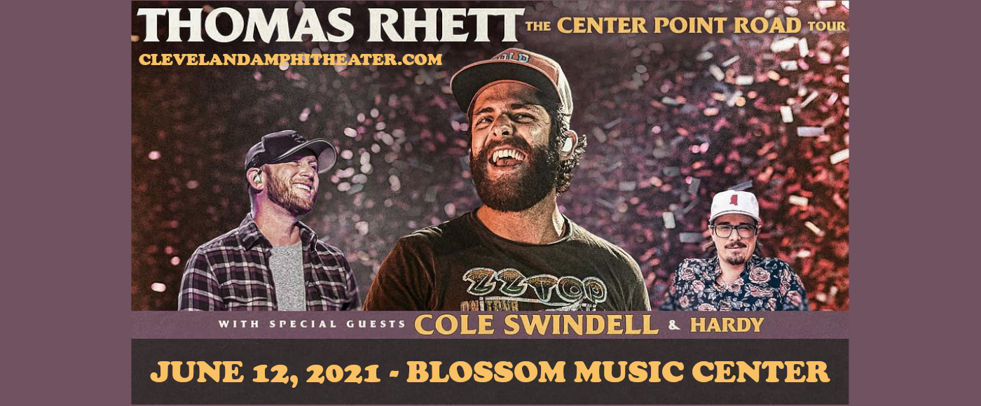 Thomas Rhett & Cole Swindell Tickets 29th August Blossom Music Center
