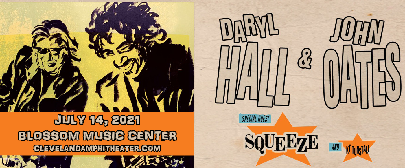Hall and Oates, KT Tunstall & Squeeze [CANCELLED]