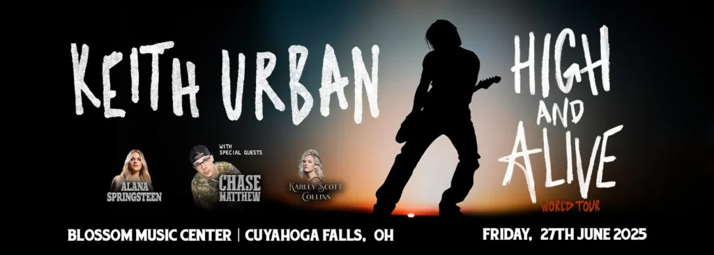 Keith Urban at Blossom Music Center