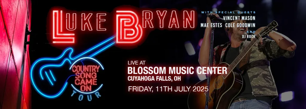 Luke Bryan at Blossom Music Center